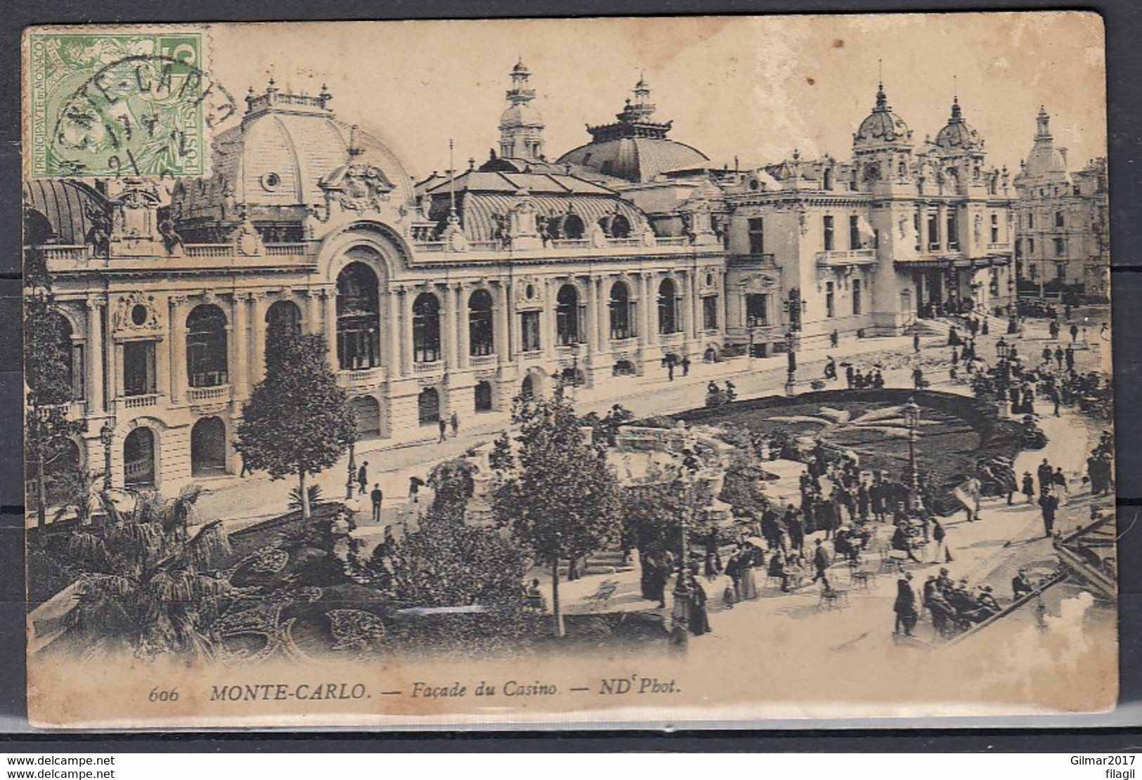 Postkaart Van Monte-Carlo Naar Spa - Briefe U. Dokumente