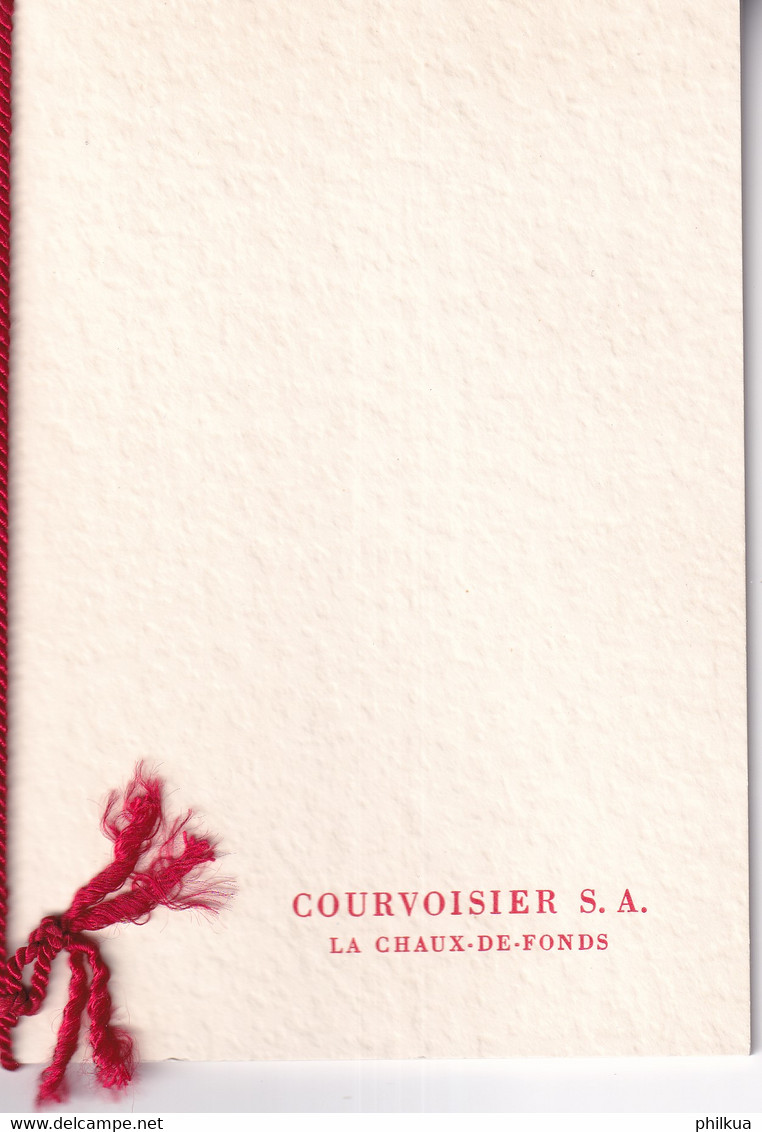 Courvoisier Geschenkheft Mit Pro Patria 1959 - Mineralien - Otros & Sin Clasificación