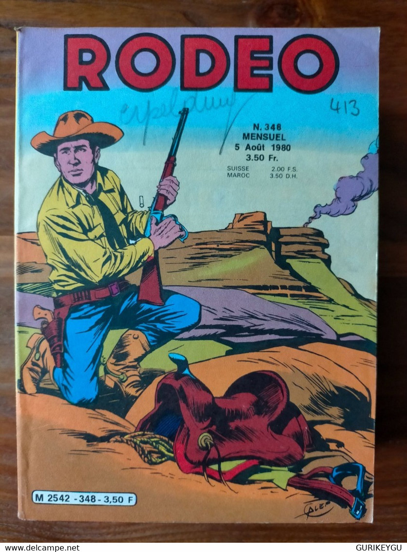 Bd RODEO  N° 348  TEX WILLER  05/08/1980 LUG - Rodeo