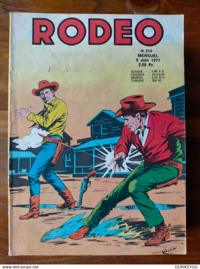 Bd RODEO  N° 310  TEX WILLER  05/06/1977 LUG - Rodeo