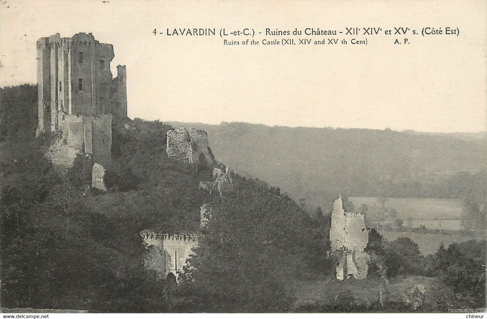 LAVARDIN RUINES DU CHATEAU COTE EST - Andere & Zonder Classificatie