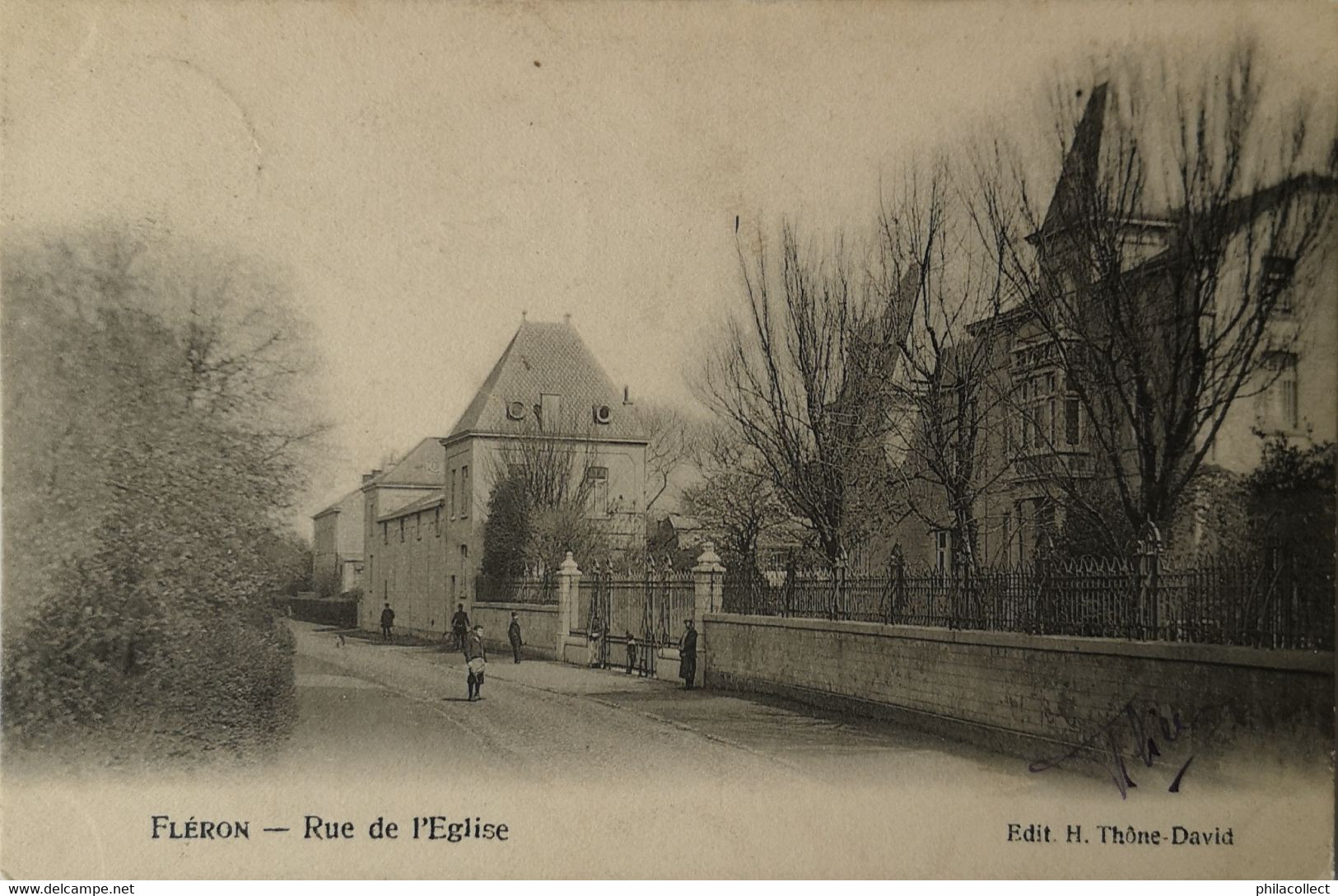 Fleron // Rue De L'Eglise 1907 Ed. H. Thone - David Rare - Fléron