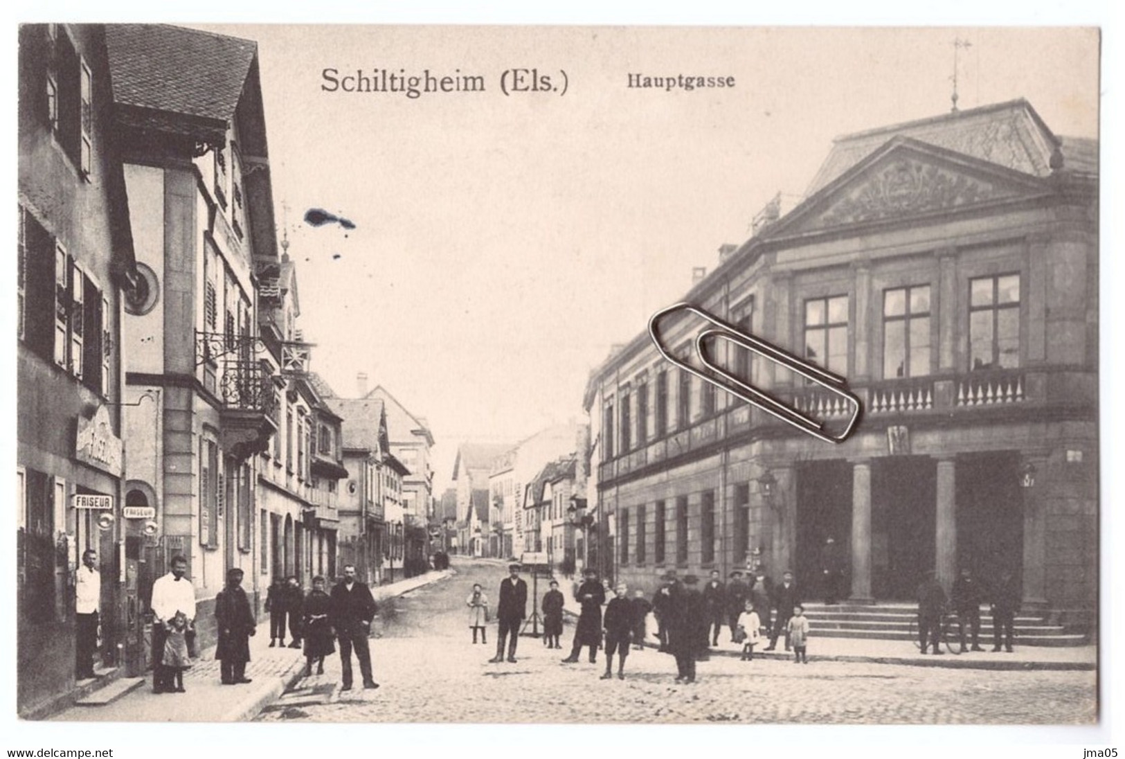 CPA Animée De Schiltigheim - Hauptgasse - Rue Principale - 1910 (04) - Schiltigheim