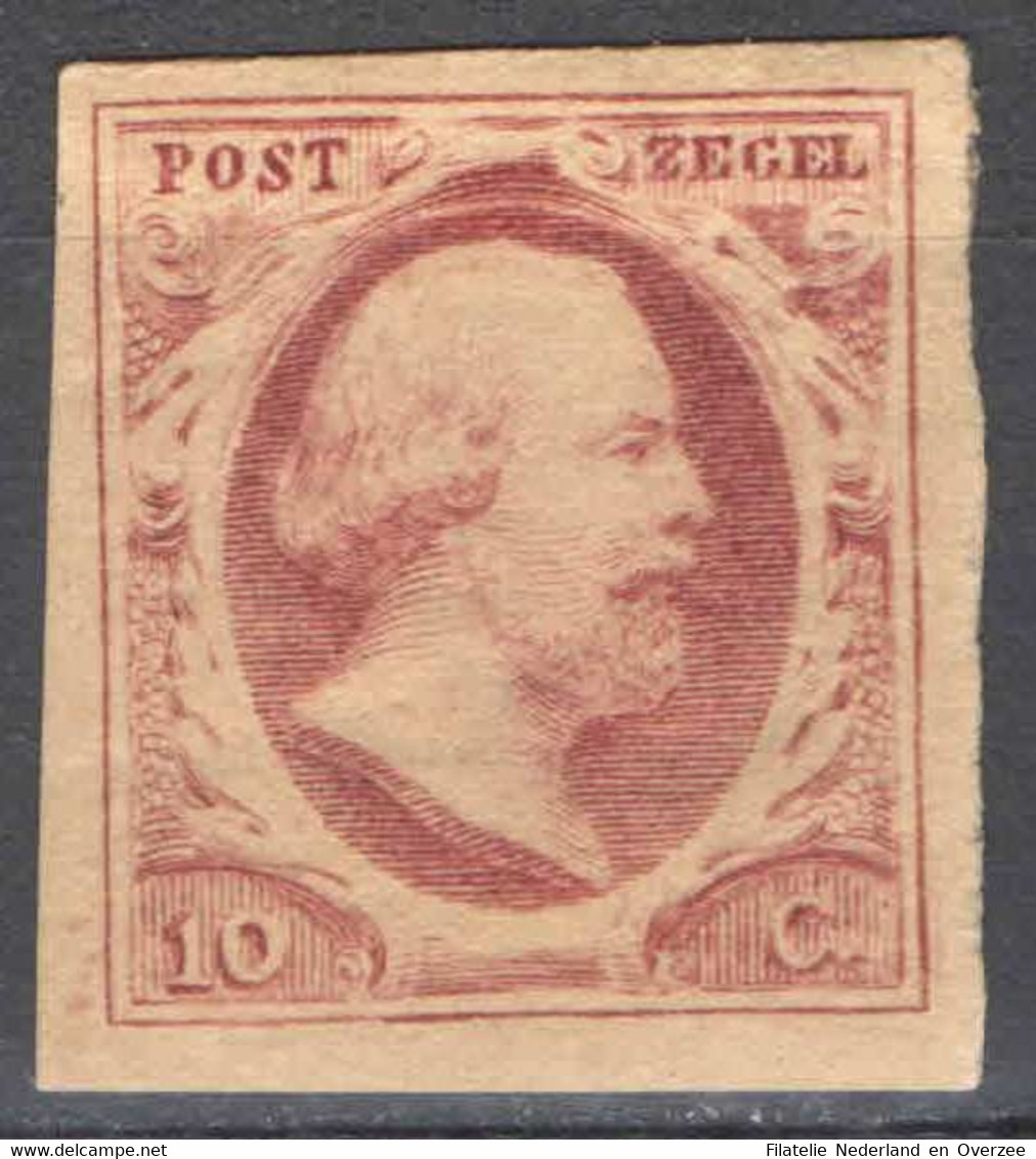 Nederland 1852 NVPH Nr 2 Ongebruikt/MH Koning Willem III, King William III - Unused Stamps