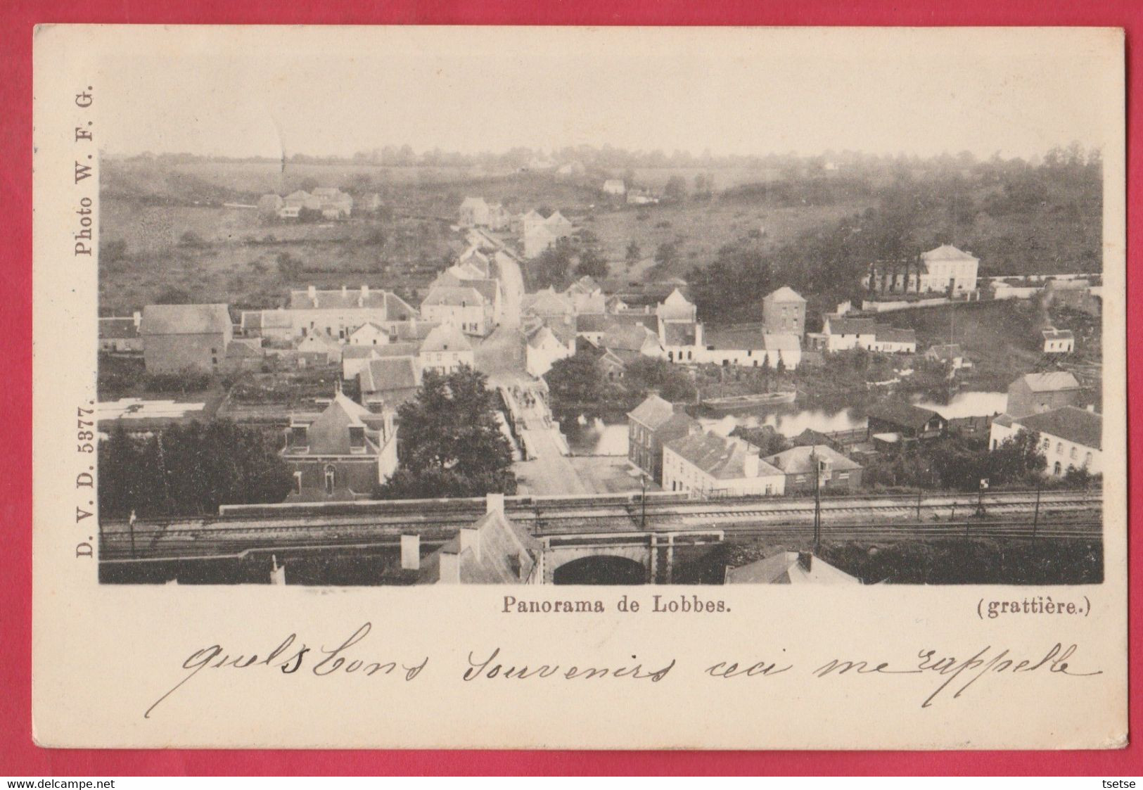 Lobbes - Panorama ... De La Grattière ... Précurseur 1901 ( Voir Verso ) - Lobbes