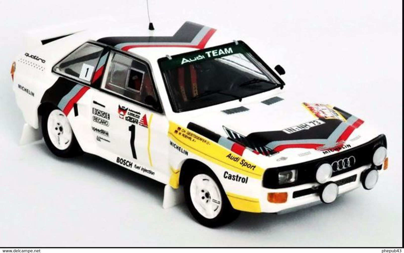 Audi Sport Quattro - Walter Röhrl/Ch. Geistdörfer -  Saterday - 1st 3-Städte-Rally 1984 #1 - Troféu - Trofeu