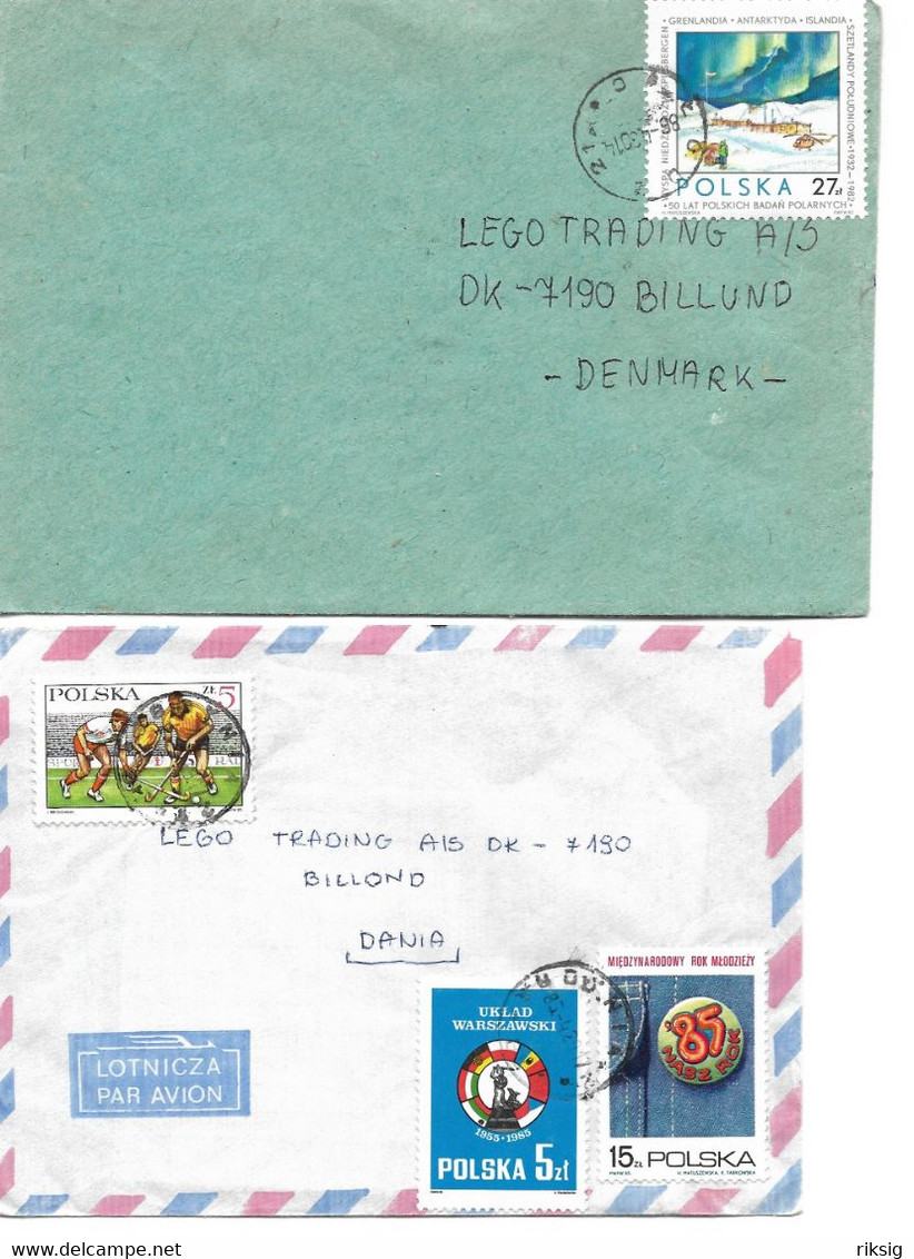 Poland - 6 Covers Sent To Denmark.  H-1771 - Sonstige & Ohne Zuordnung