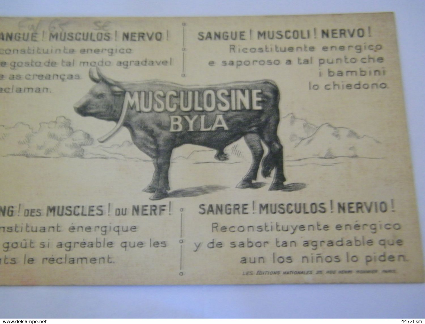 CPA - Illustrateur Fonsela : VI Circassie - Publicité Musculosine Byla - 1920 - SUP  (FW 65) - Morin, J.