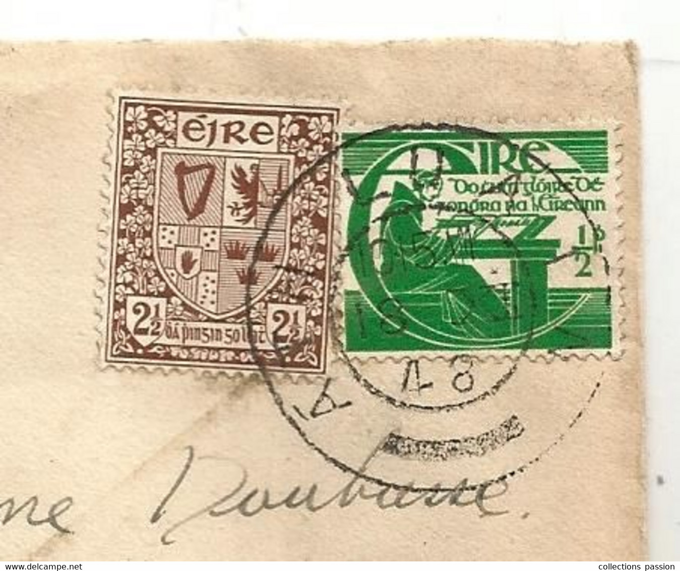 Lettre, Eire , Irlande , ATHLOME ,1948,  2  Scans - Cartas & Documentos
