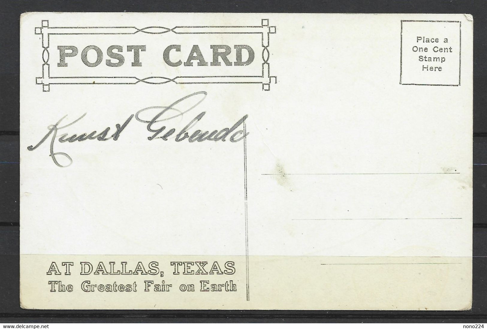 Carte P De 1911 ( Dallas / Fine Arts Building ) - Dallas