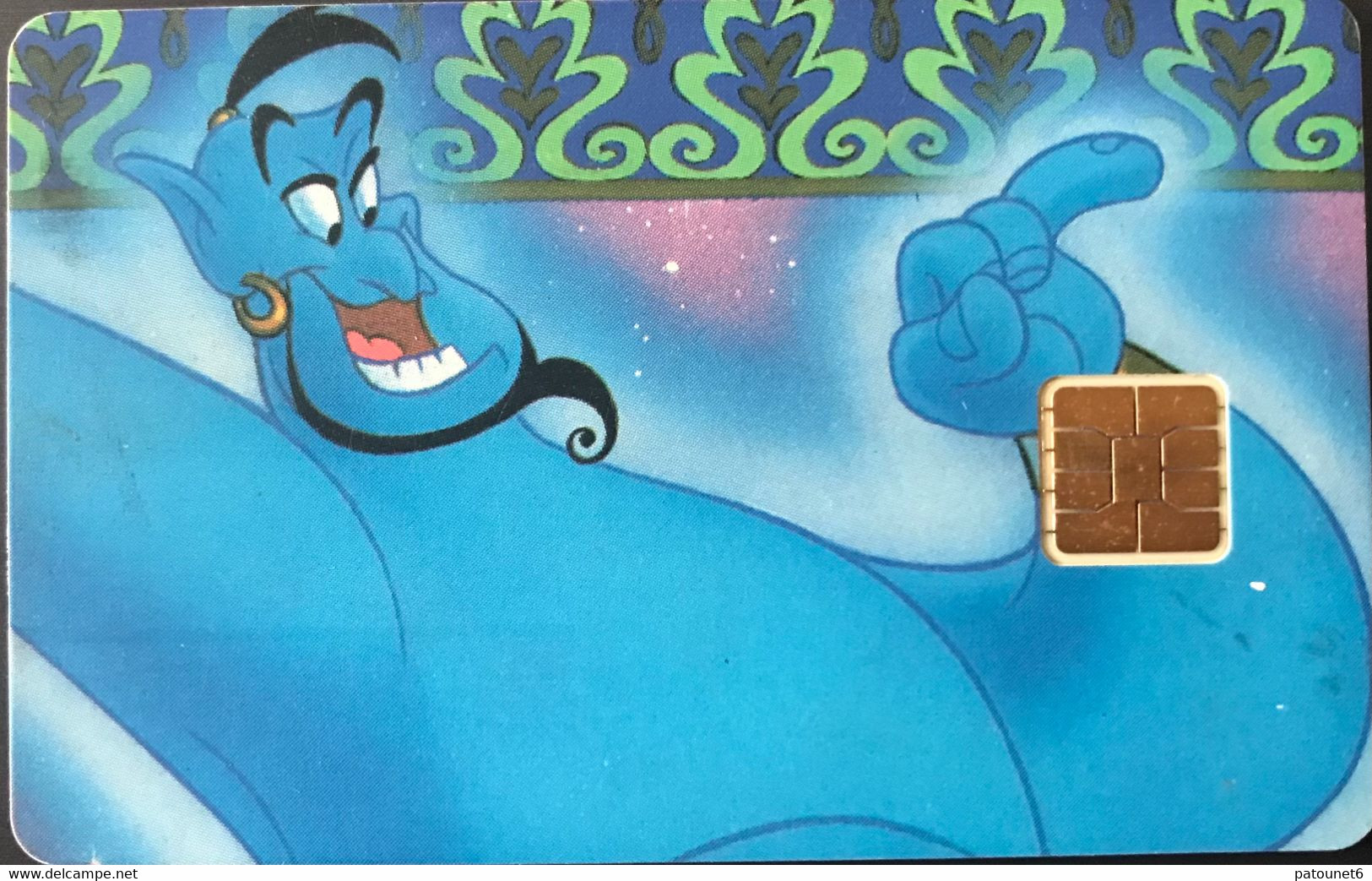 FRANCE  -  CARTES-JEUX  - ALADIN  - Le GENIE  -  20 Unités - Disney Passports