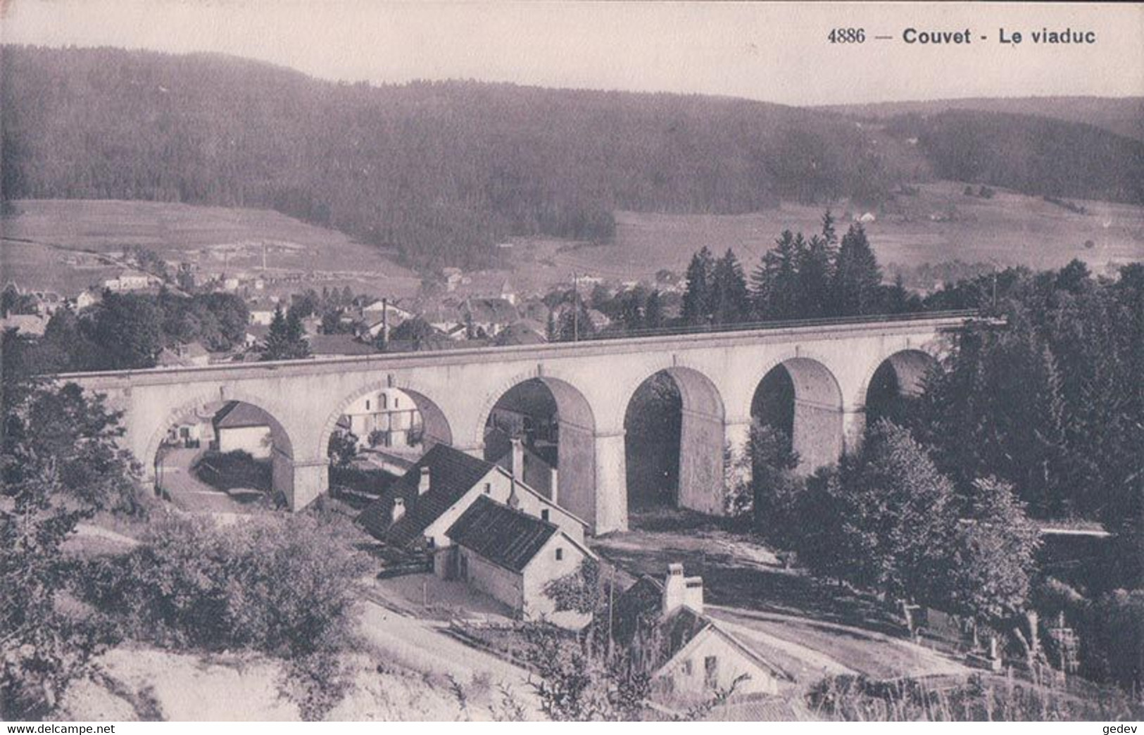 Couvet NE, Le Viaduc (4886) - Couvet