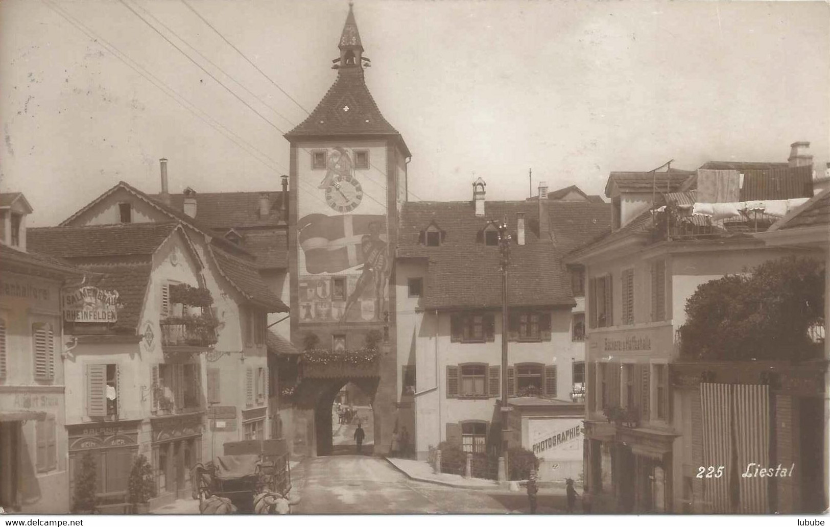 Liestal - Stadttor  (alte Fotoaufnahme)          1919 - Liestal