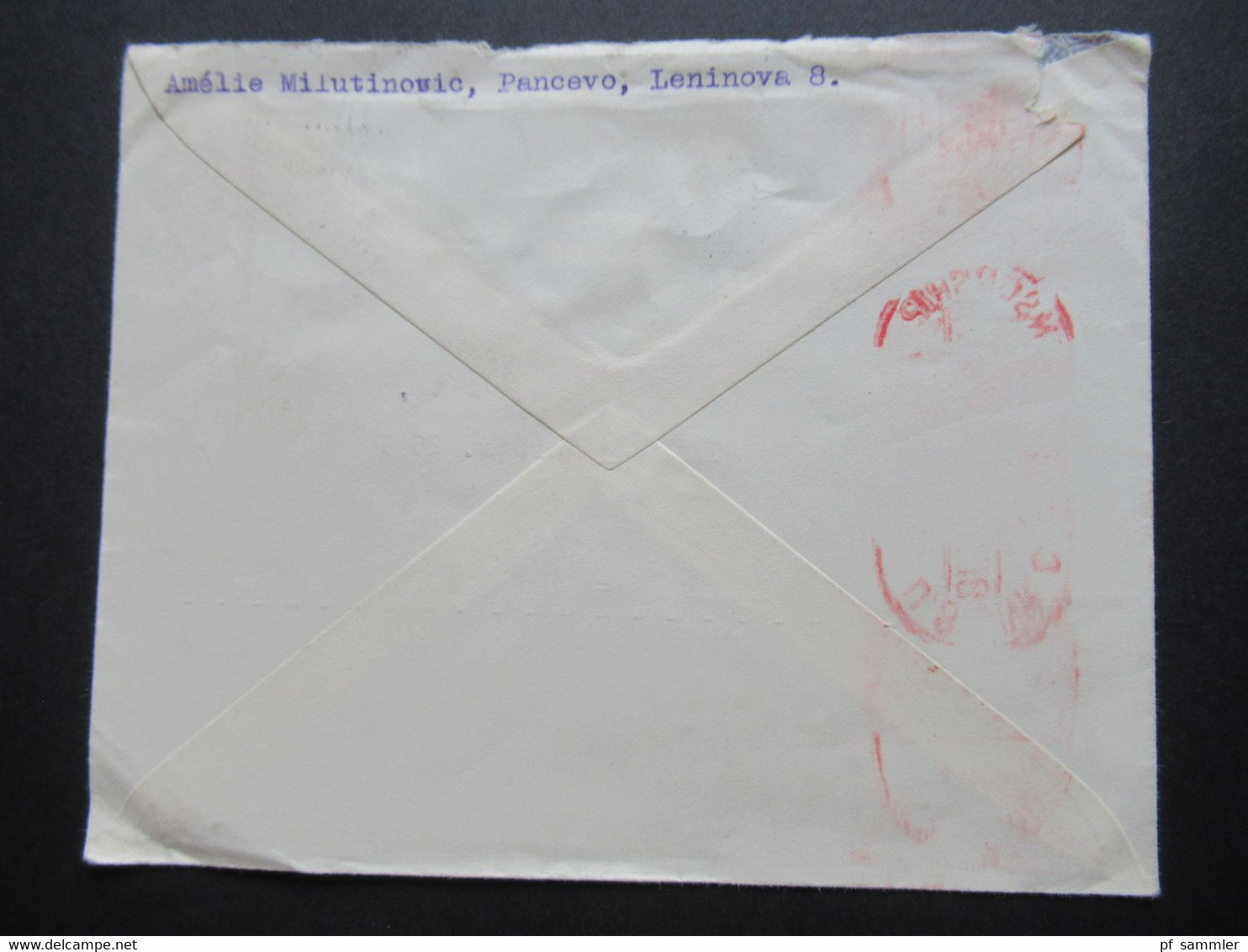 Jugoslawien 1947 Brief Nach Berlin Mit Zensurstempel Passed U.S. Civil Censorship Berlin Der Alliierten Mächte!! - Covers & Documents