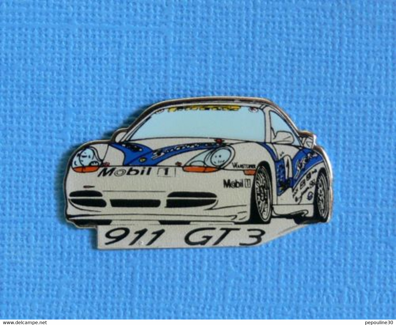 1 PIN'S //  ** PORSCHE 911 - GT3 / MOBIL  ** - Porsche