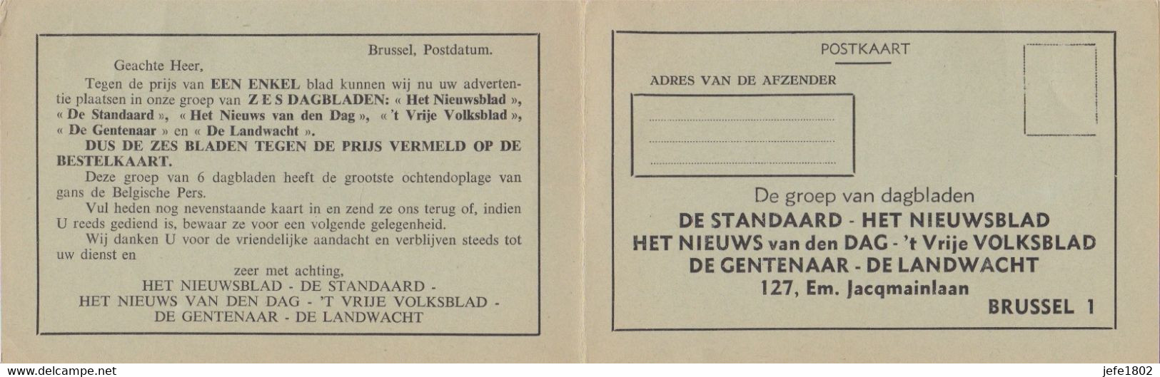 Bestelkaart - Drukwerk - Kleine Advertentie - Dienstmeid / Het Nieuwsblad - Errors & Oddities