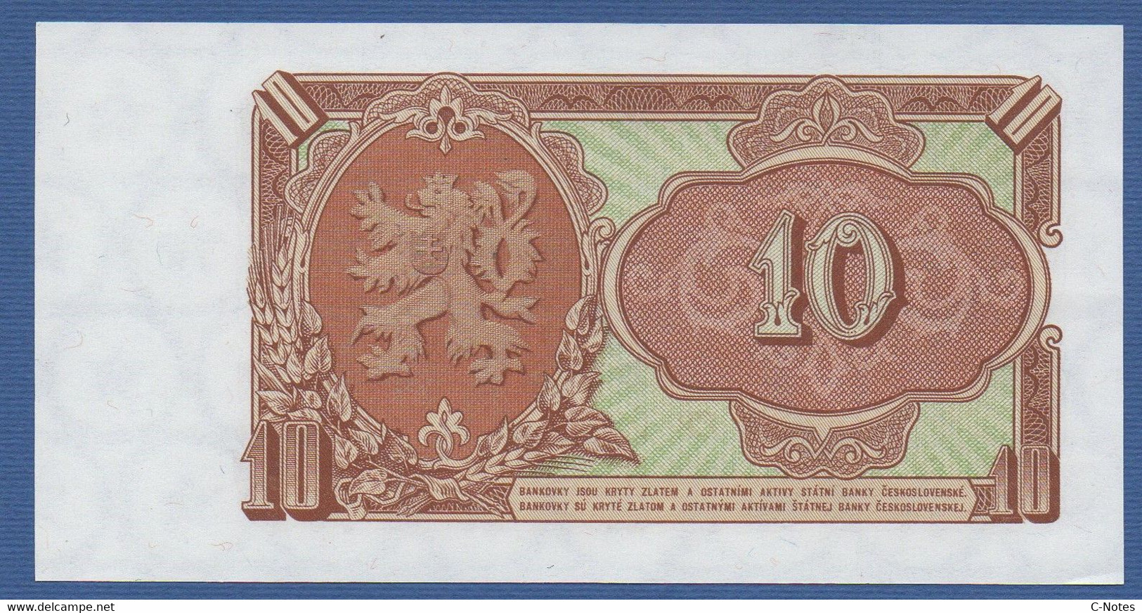 CZECHOSLOVAKIA - P.83a – 10 Korún Československých 1953 UNC Serie CP 039611 - Tschechoslowakei