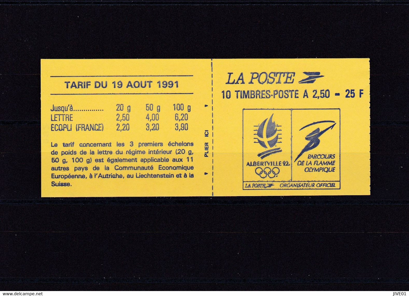 FRANCE 1991 NEUF** LUXE N° 2720 EN CARNET N° 2720 C1 - Modernos : 1959-…