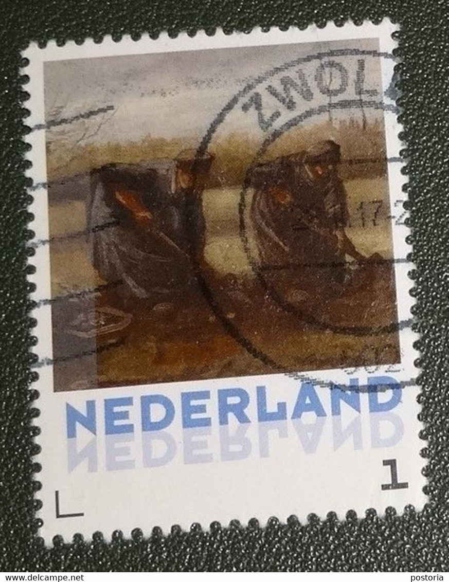 Nederland - NVPH - Xxxx - 2015 - Persoonlijke Gebruikt - Vincent Van Gogh - Boerenleven - Nr 03 - Personnalized Stamps