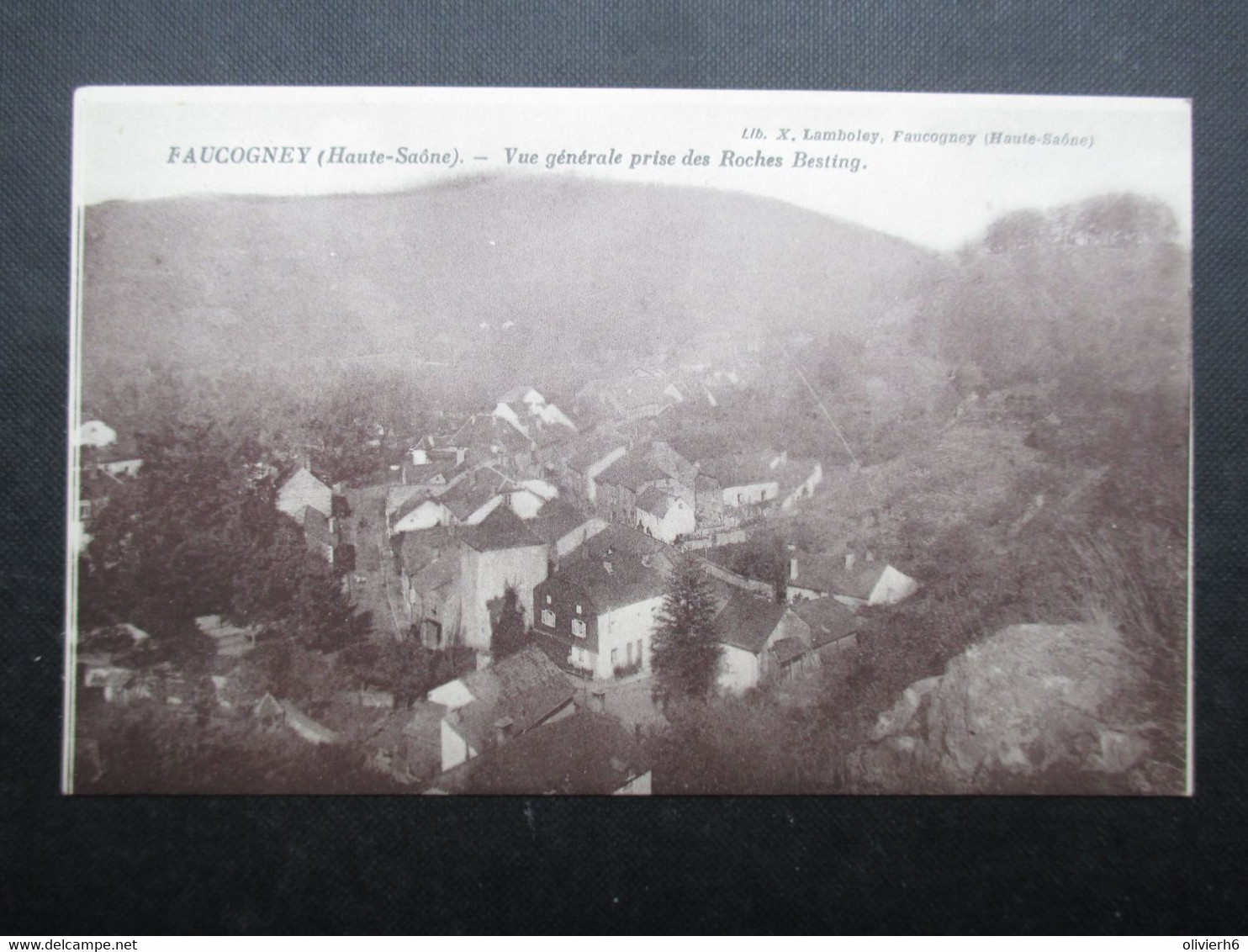 LOT 5 CP FRANCE (V1931) FAUCOGNEY 70 (7 Vues) Le Magny - Rue De La Gare - Eglise St Martin - Vallée Du Breuchin - Faucogney