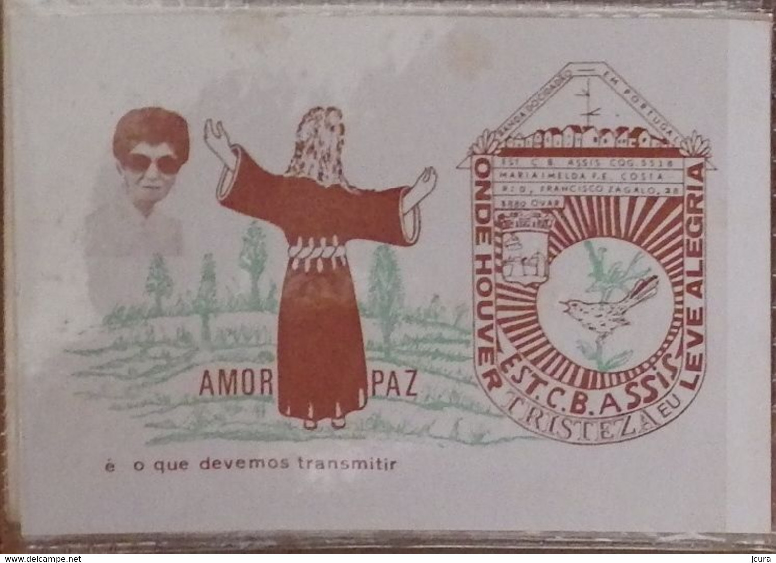 Portugal -  QSL CB Assis - Maria Imelda Costa - Ovar - Amor E Paz - CB