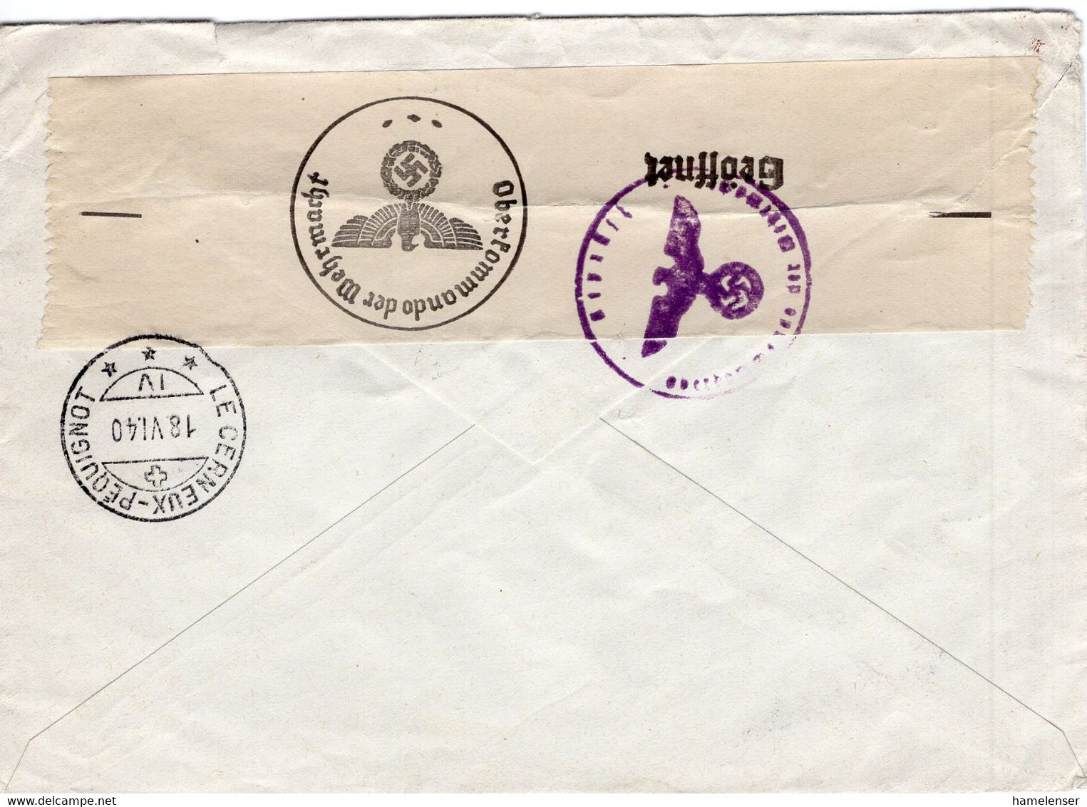 49674 - Deutsches Reich / B&M - 1940 - 2K MiF A. Bf. V. BUDEC I.d. Schweiz, M. Dt. Zensur & Hs. "Aus Dem Briefkasten" - Briefe U. Dokumente