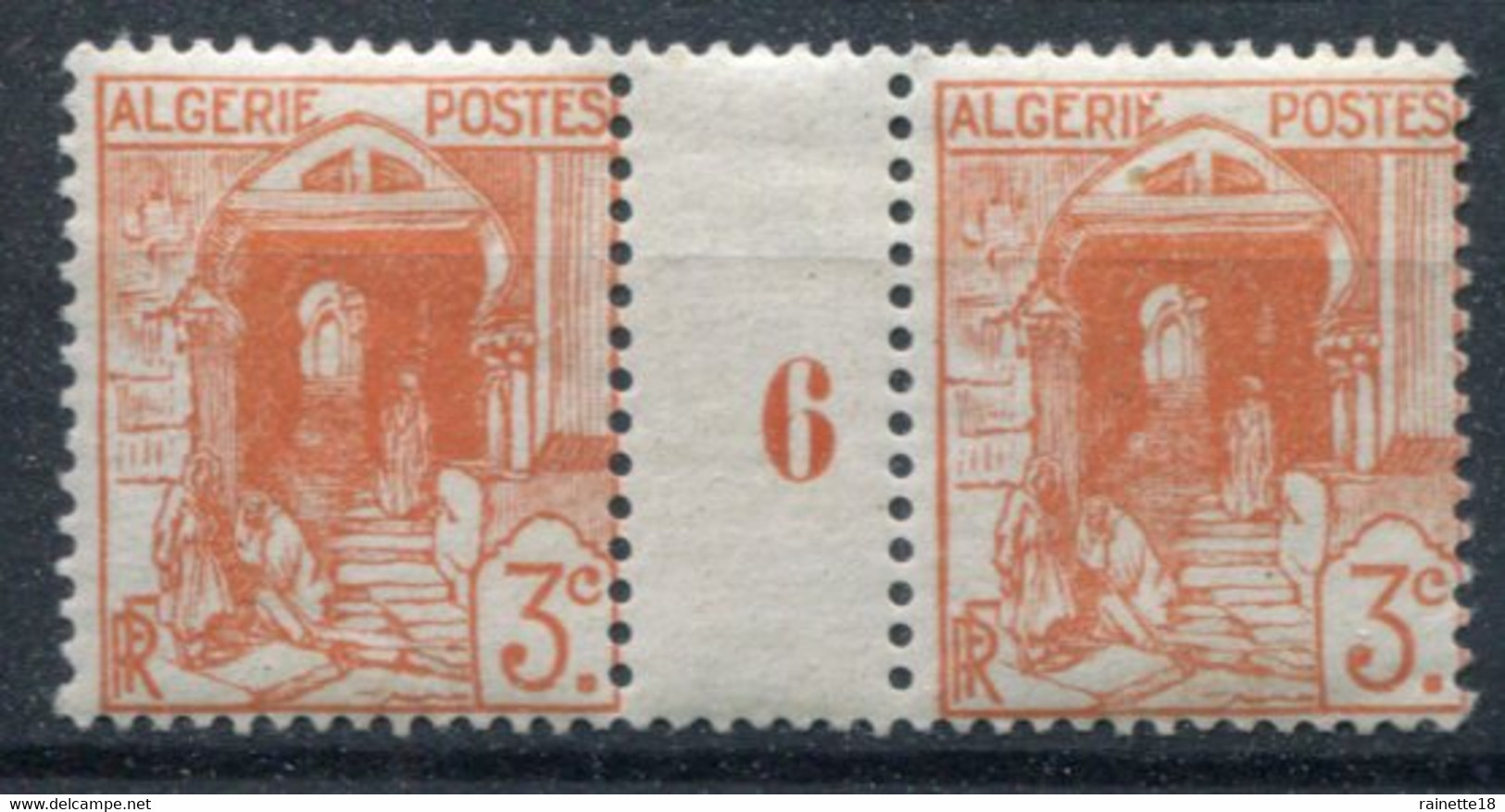 Algérie       36 **  Paire, Millésime 6 - Unused Stamps