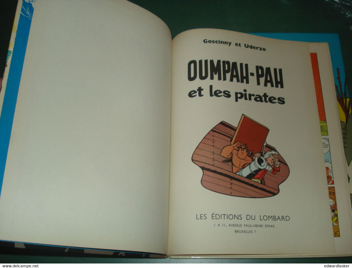 OUMPAH-PAH le peau rouge + et les pirates /Goscinny Uderzo - réédition (1966) Dargaud ( Lombard )