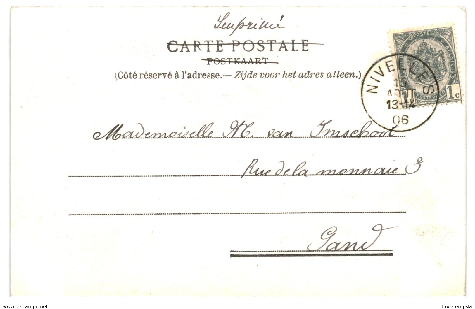 CPA- Carte Postale  Belgique  Nivelles-Le Lac Du Parc Début 1900 VM40276 - Nijvel