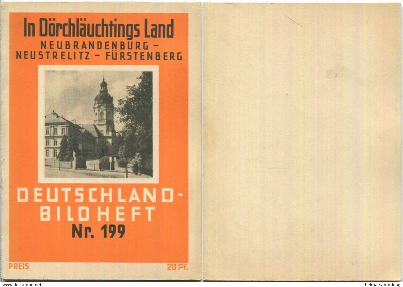 Nr. 199 Deutschland-Bildheft - In Dörchläuchtings Land - Neubrandenburg - Neustrelitz - Fürstenberg - Sonstige & Ohne Zuordnung