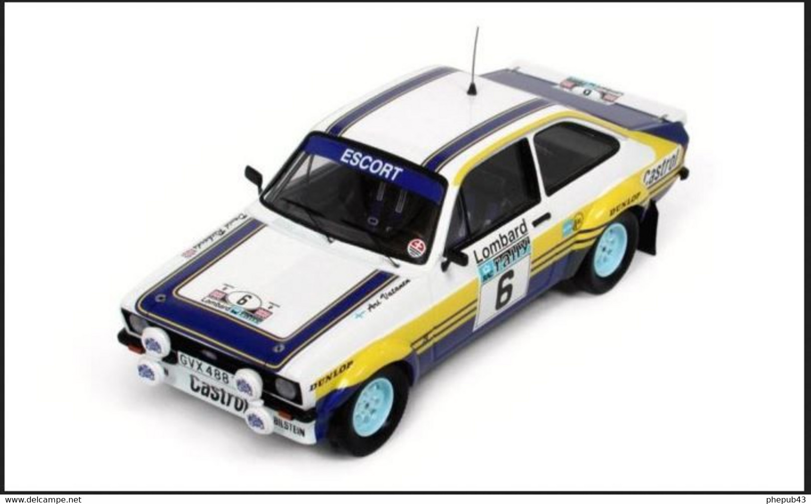 Ford Escort MKII RS - Ari Vatanen/David Richard - 4th RAC Rally 1979 #6 - Troféu - Trofeu