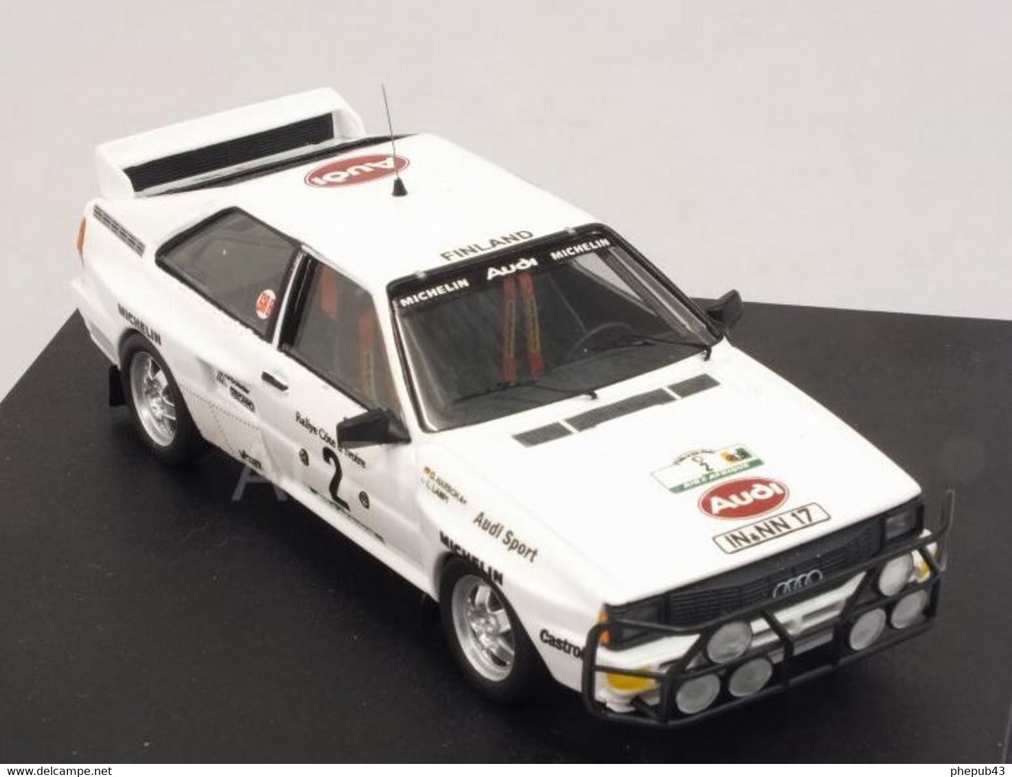 Audi Quattro - L . Lampi/O. Harsch - Bandama 1983 #2 - Troféu - Trofeu