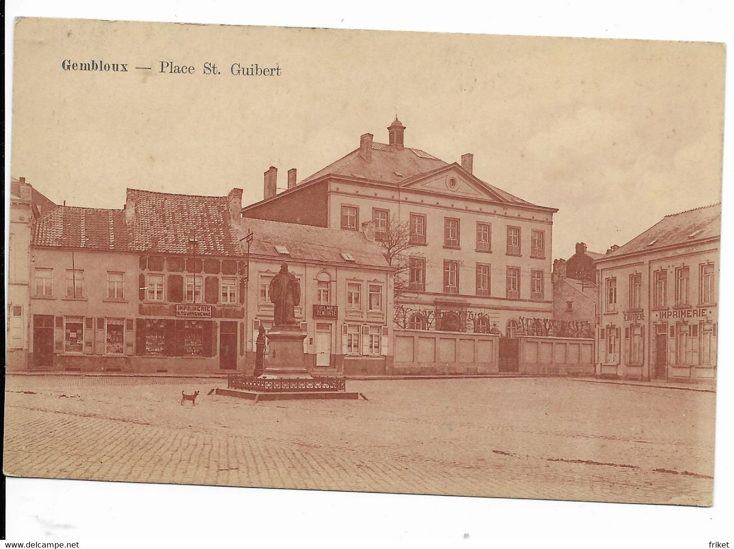 - 1855 -    GEMBLOUX Place St. Guibert - Gembloux