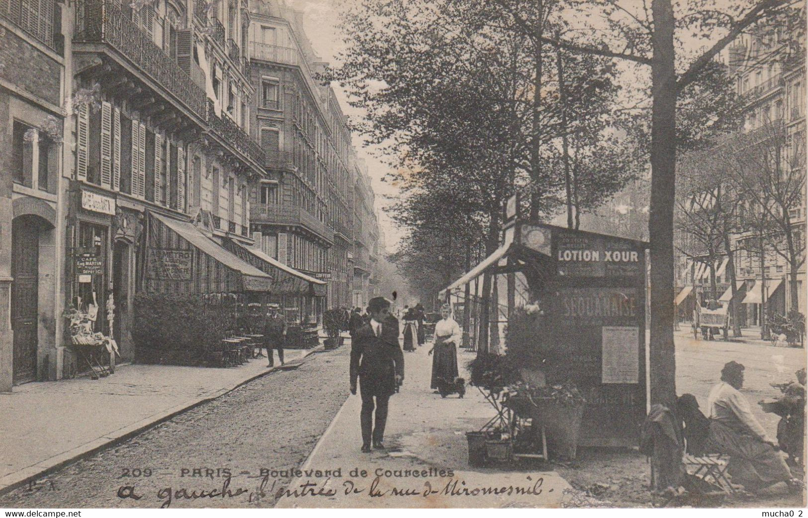 75 - PARIS - BOULEVARD DE COURCELLES - Zonder Classificatie