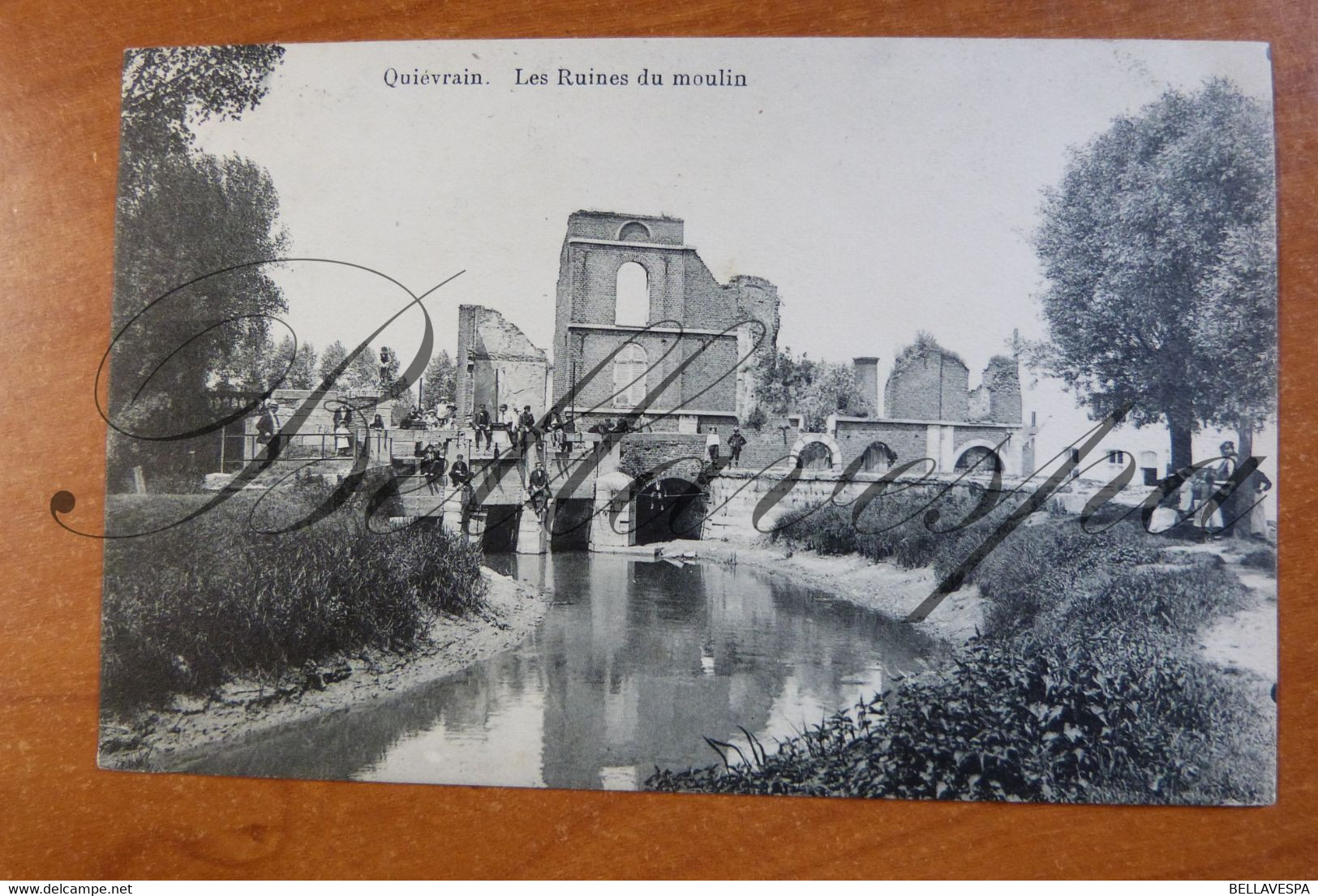 Quiévrain. Les Ruines Du Moulin à Eau; 1913 - Quievrain