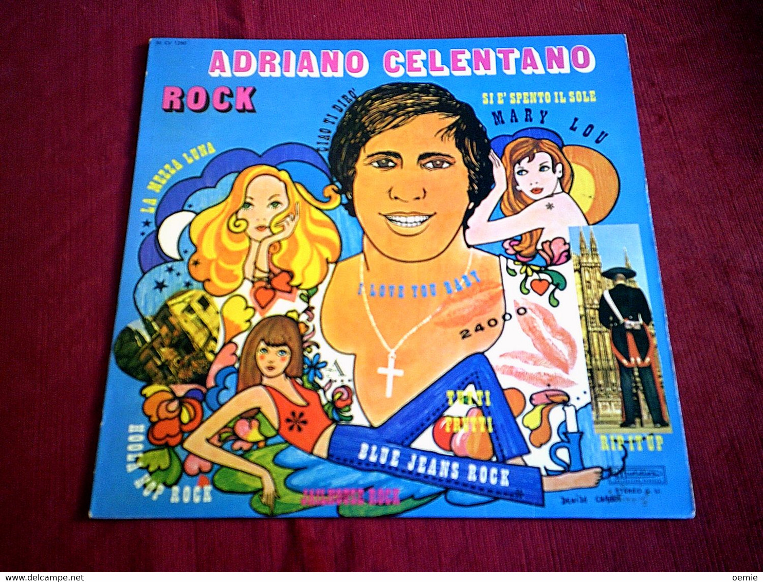 ADRIANO  CELENTANO  °  ROCK    PRESSAGE FRANCE  1973 - Other - Italian Music