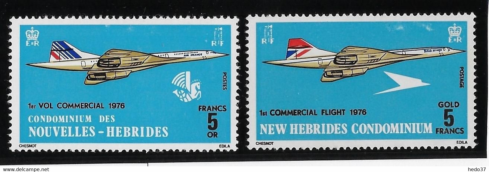 Nouvelles Hébrides N°424/425 - Neuf ** Sans Charnière - TB - Andere & Zonder Classificatie