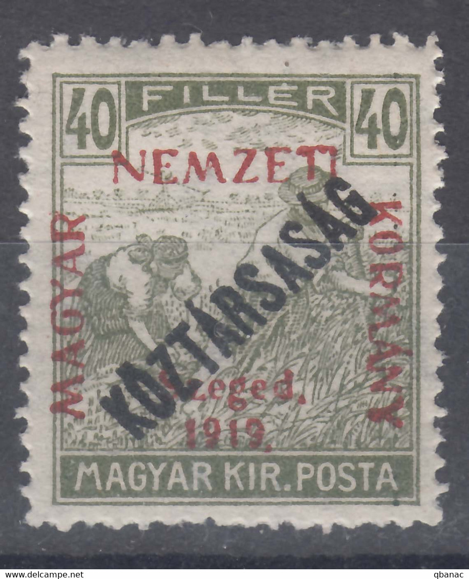 Hungary Szegedin Szeged 1919 Mi#34 Mint Never Hinged - Szeged