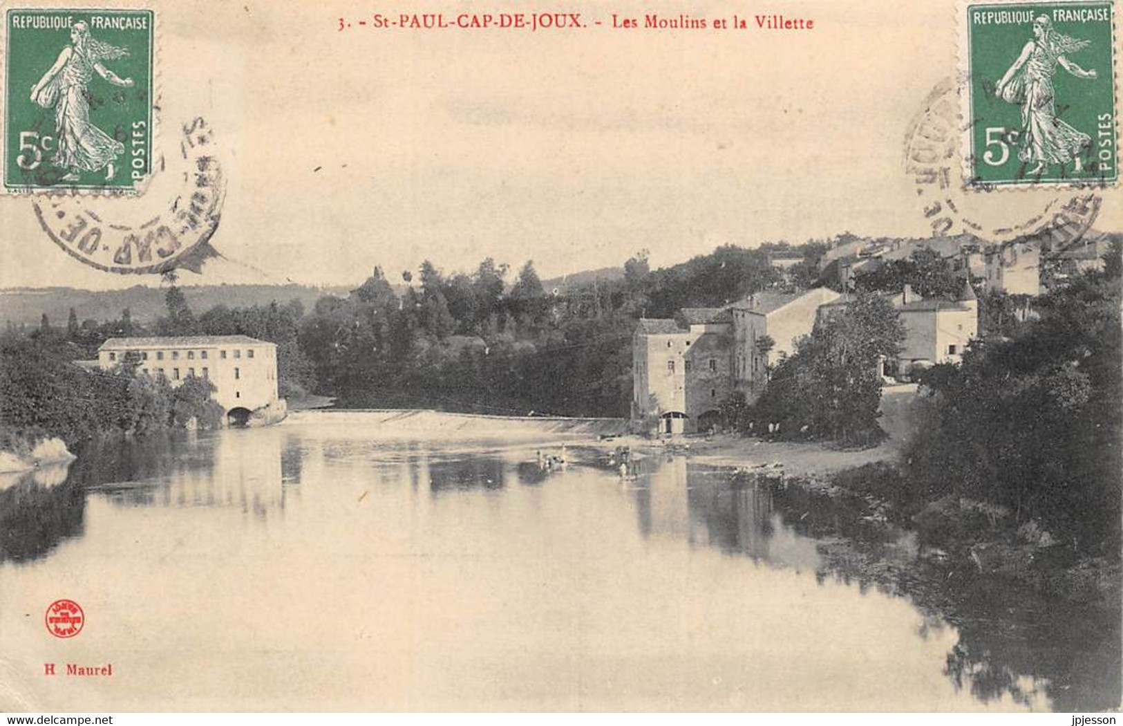 TARN  81   SAINT PAUL CAP DE JOUX  LES MOULINS ET LA VILLETTE - Saint Paul Cap De Joux