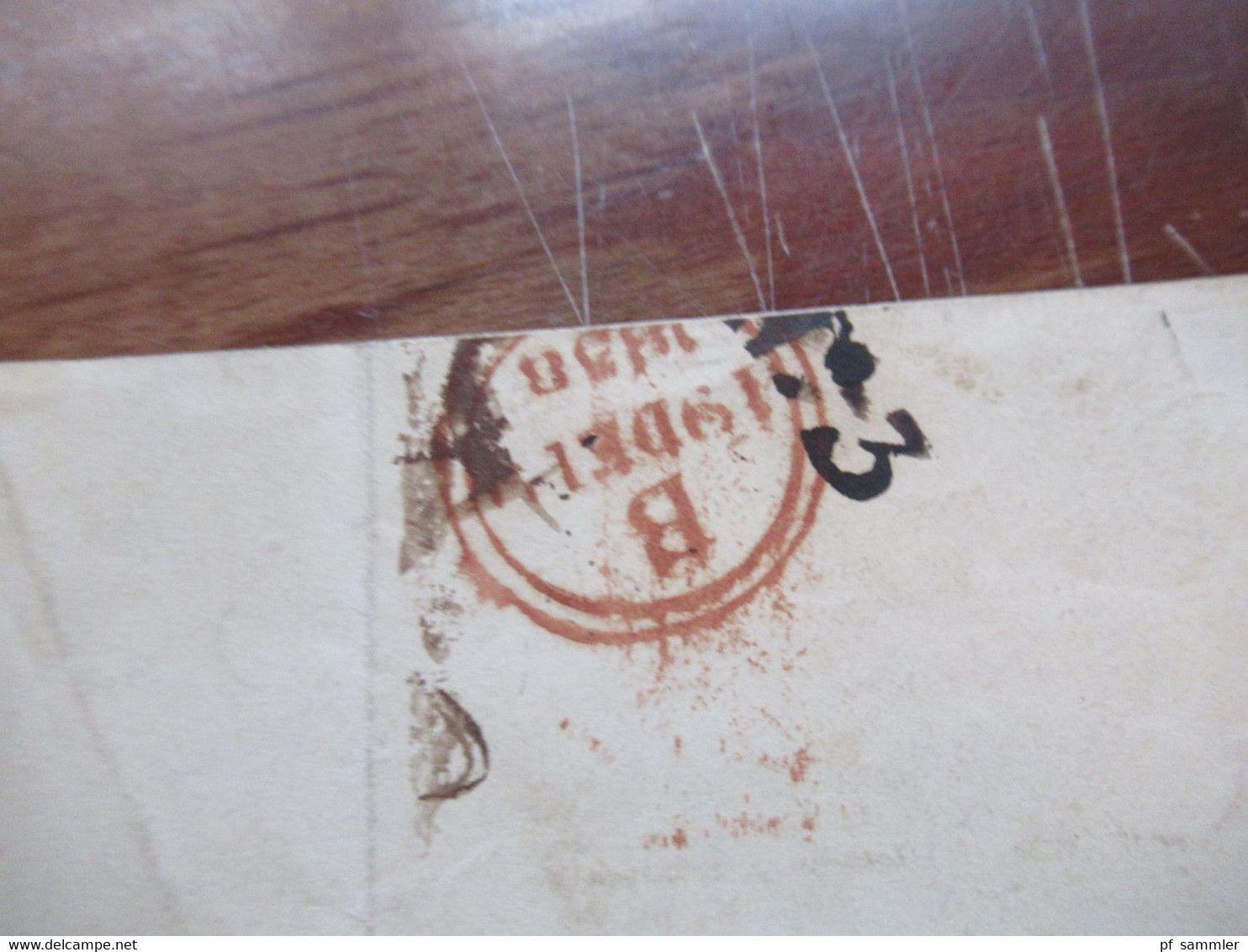 GB 18.12.1838 Vorphila Mit Stempel Ra2 Penny Post nach London + weitere Stempel Faltbrief mit Inhalt
