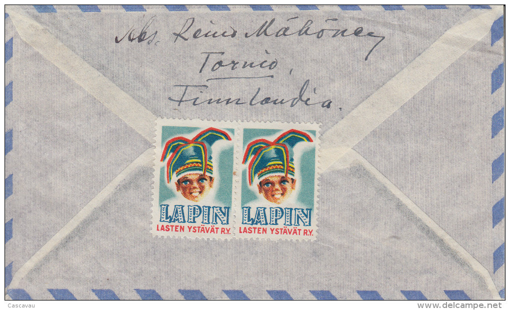 Enveloppe   FINLANDE   Pour  La  SUISSE   1951 - Briefe U. Dokumente