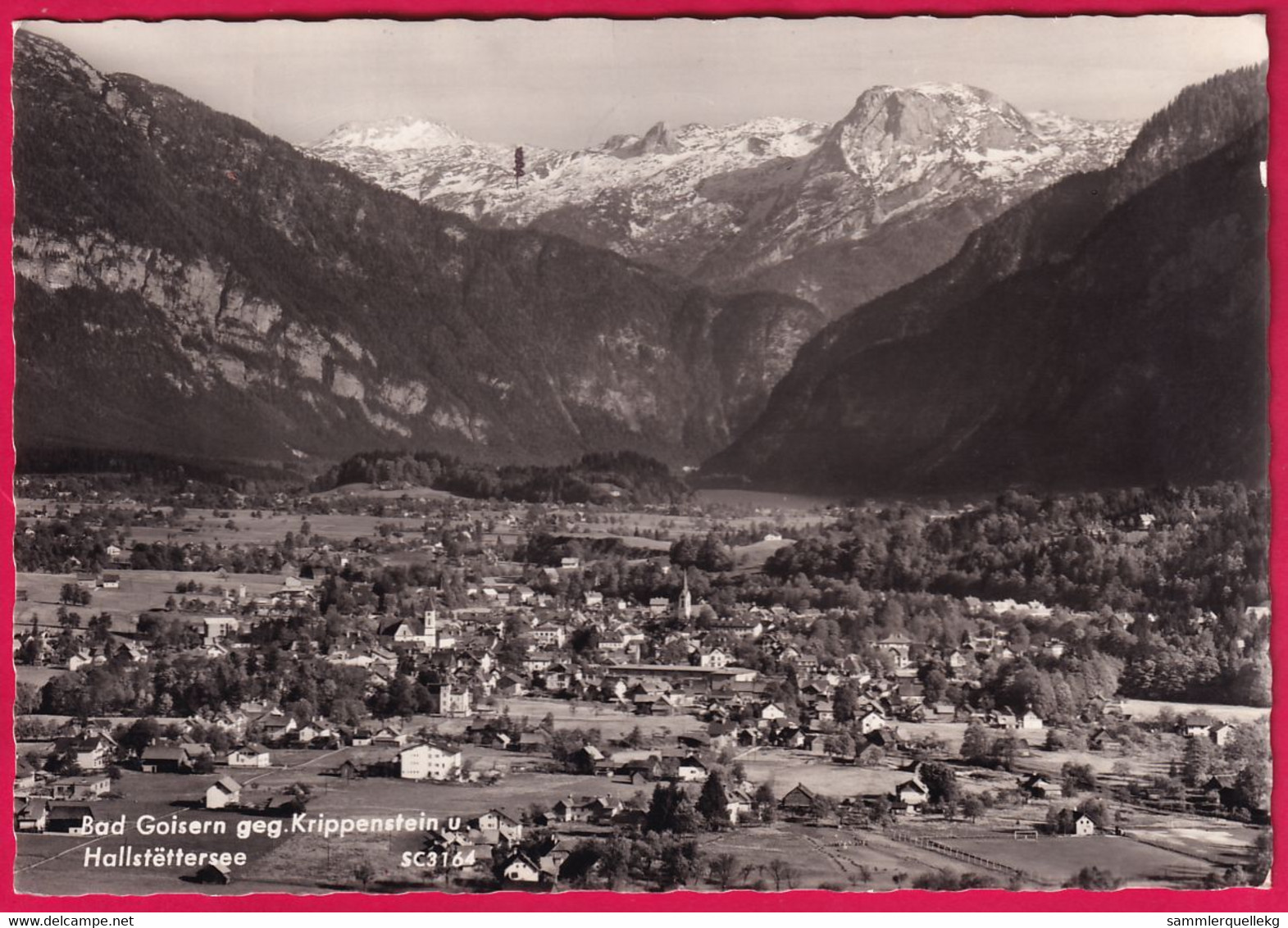 AK: Echtfoto - Bad Goisern Gegen Krippenstein, Gelaufen (Nr 5174) - Bad Goisern