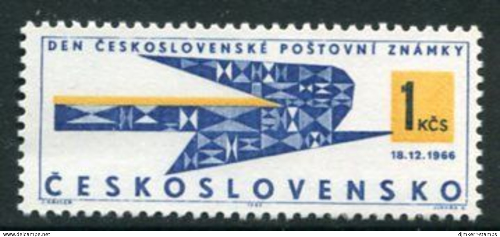 CZECHOSLOVAKIA 1966 Stamp Day MNH / **..  Michel 1673 - Ungebraucht