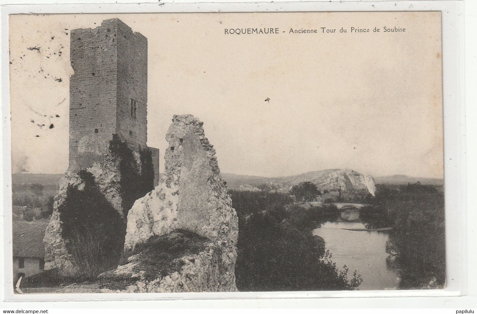 DEPT 30 :  édit. Vve Clérissac : Roquemaure Ancienne Tour Du Prince De Soubise - Roquemaure