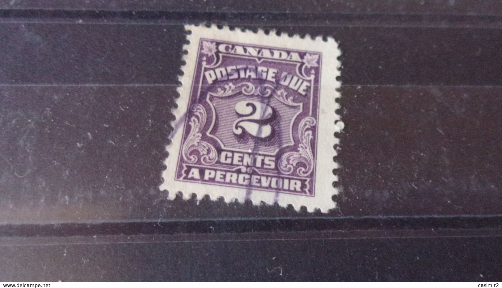 CANADA TIMBRE TAXE  YVERT N° 15 - Postage Due