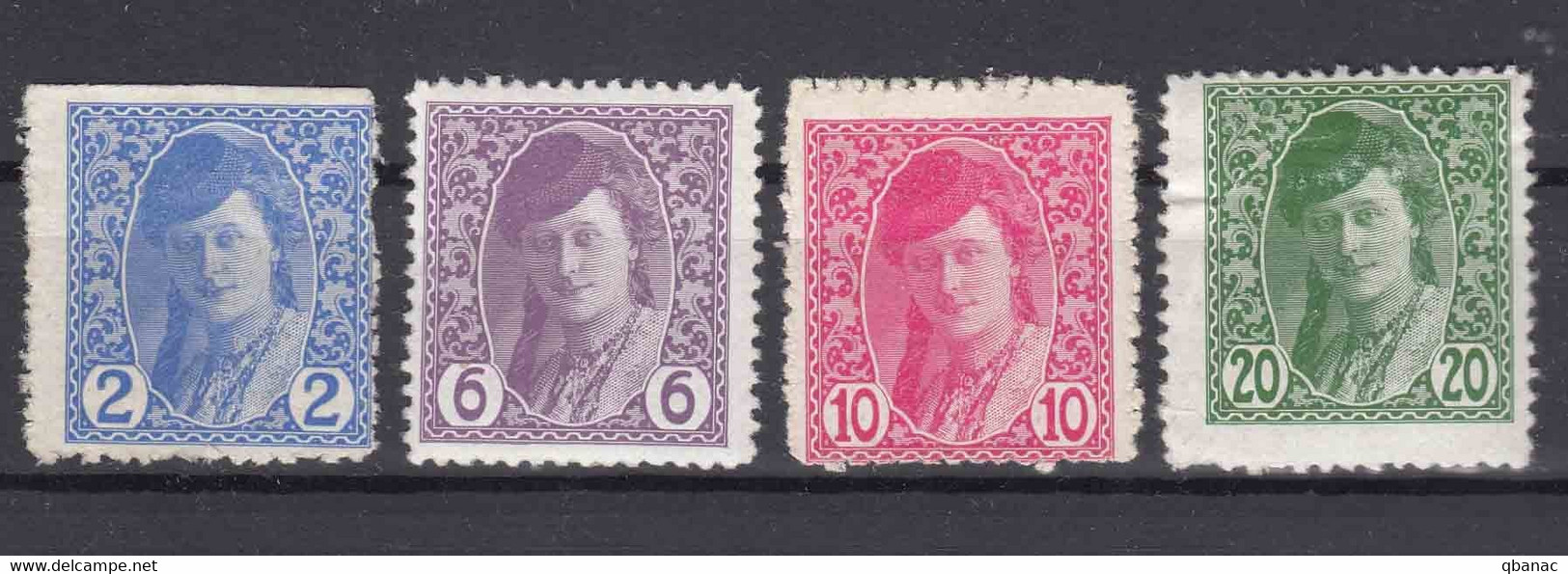 Yugoslavia Kingdom SHS, 1919 Issues For Bosnia Mi#23-26 Mint Hinged - Ongebruikt