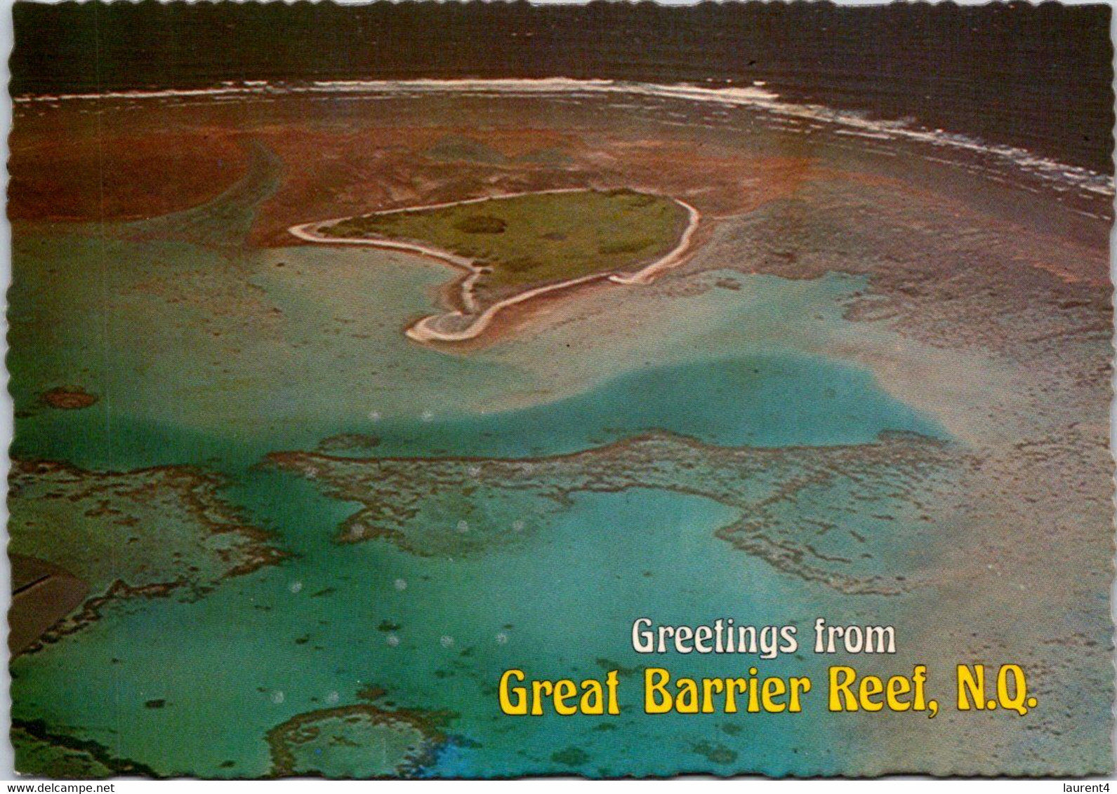 (1 B 29)  Australia - QLD - Great Barrier Reef  (posted With Bird Stamp 1979) - Great Barrier Reef