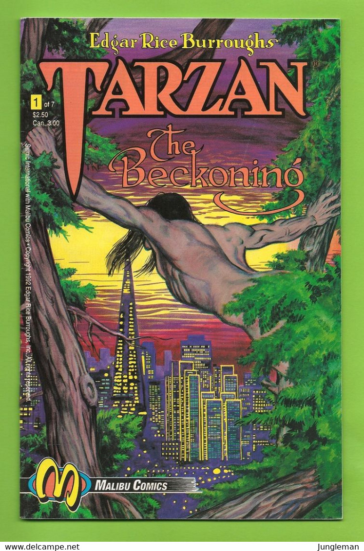 Tarzan - The Beckoning # 1 - Malibu Comics - In English - Dessins De Tom Yeates - November 1992 - Very Good - TBE / Neuf - Otros Editores