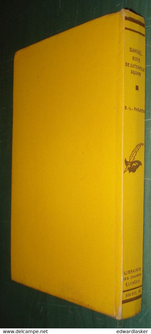 Le MASQUE n°45 : Samuel Boyd de Cathpole Square /B.L. Farjeon - jaquette 1929