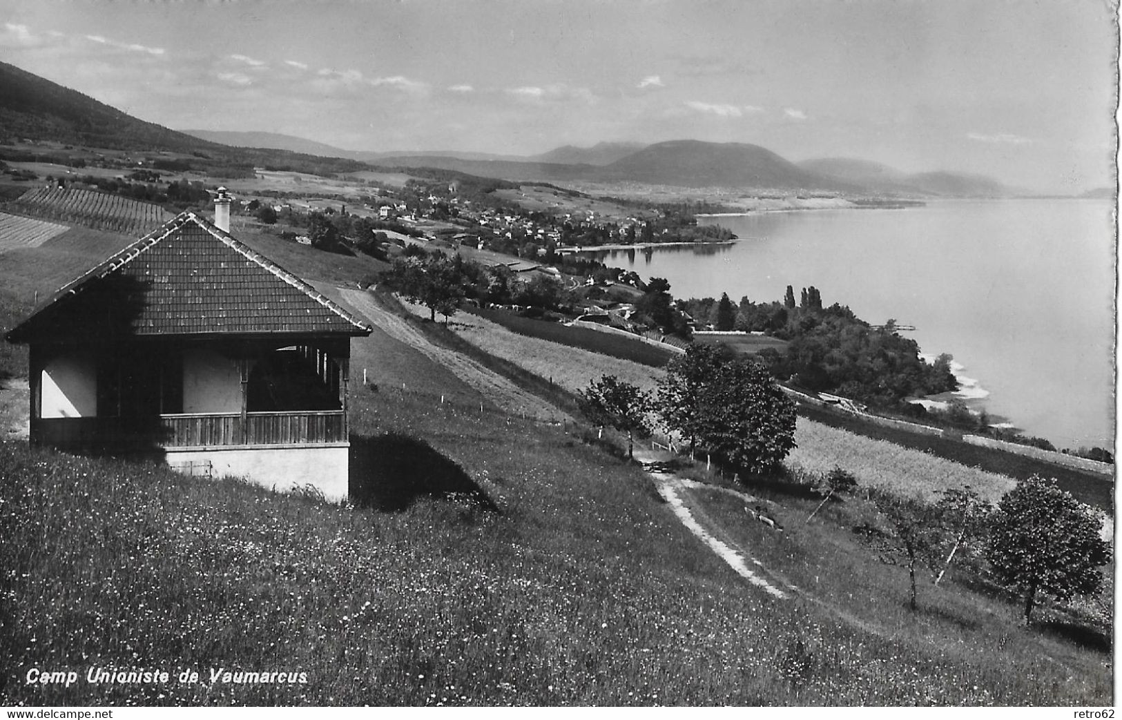 VAUMARCUS → Camp Unioniste, Fotokarte Ca.1935 - Vaumarcus